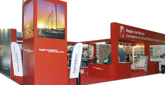 Un stand creado por PyP Comunicación para el Gobierno de la Región de Murcia.