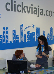 Click Viaja dispone en la actualidad con 15 puntos de venta.