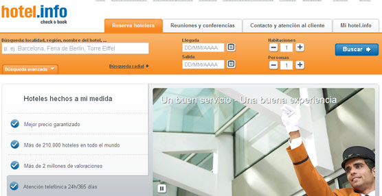 El ‘portal’ de reservas hoteleras presentará en Fitur su nuevo programa de afiliación para captar agencias.