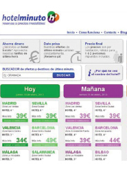 Aspecto de la nueva web.