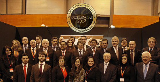 Los galardonados tras la entrega de los premios Excelencias.