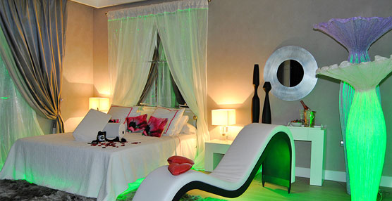 Habitación romántica de Suite Margarita Bonita. Imagen: Rosafabrellas Fotografías. 