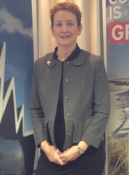 La directora general de Visit Britain, Sandie Dawe.