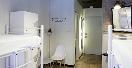 Una de las habitaciones del establecimiento.