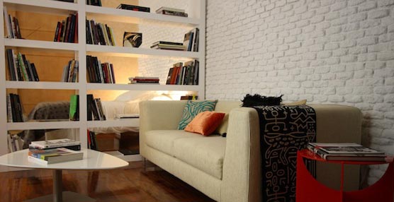 Uno de los apartamentos de Estancias con Arte, el Estudio de los Libros Olvidados. 