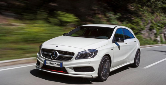 El nuevo modelo de Mercedes-Benz Clase A se suma a la oferta de alquiler de vehículos de la empresa Europcar.
