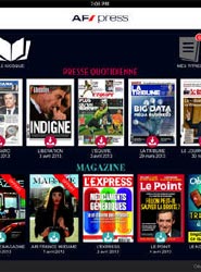 La aplicación de prensa digital.