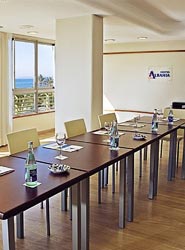 Una sala de reuniones del hotel.