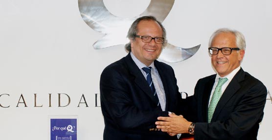 El presidente del ICTE, Miguel Mirones, y el concejal de Turismo de Las Palmas, Pablo Barbero.
