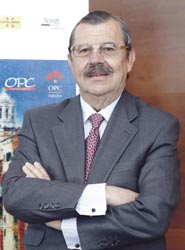 El presidente de OPC España, Vicente Serrano.