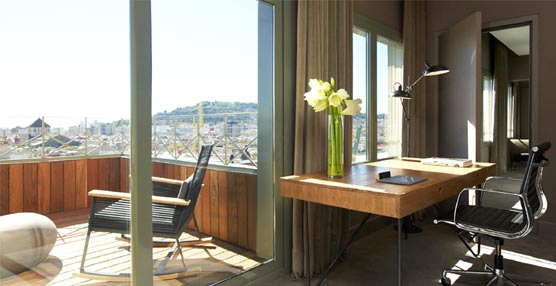 El proyecto de diseño de interiores de la suite se inspira en el estilo de la ciudad.