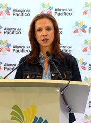 La presidenta de Proexport, María Claudia Lacouture.