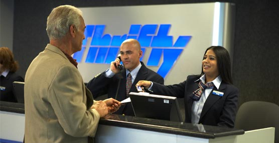 Una de las oficinas de Thrifty Car Rental.