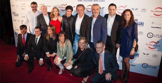 Una de las presentaciones de la película con el apoyo de PortAventura Business & Events.