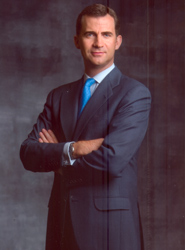 El Príncipe de Asturias, don Felipe de Borbón.