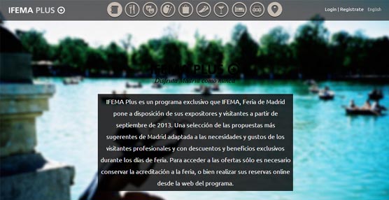 El 'portal' que ha creado Feria de Madrid para su nuevo programa Ifema Plus.