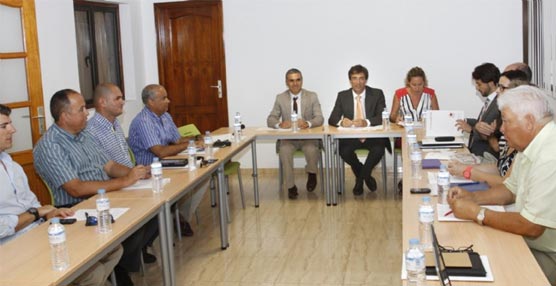 La reunión del Consejo de Administración de la Sociedad de Promoción Exterior de Lanzarote.