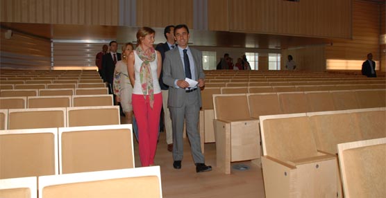 Visita a las instalaciones del presidente de la Diputación, la subdelegada del Gobierno, el delegado territorial de la Junta de Castilla y León y la alcaldesa de la capital. 