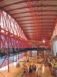 El hall del Palacio de Ferias y Congresos de Málaga.