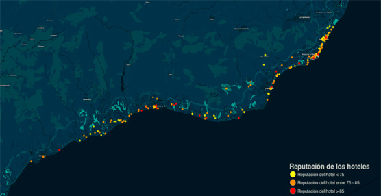 Lanzan una herramienta que permite visualizar datos sobre la valoraci&oacute;n de los hoteles de la Costa del Sol&nbsp;
