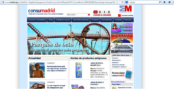Madrid recuerda que los parques de ocio deben contar con licencia y seguros de responsabilidad civil