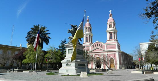 Plaza de los Héroes de Rancagua (capital de la Región de O'Higgins).