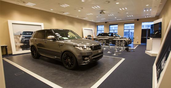 Uno de los espacios del Dolce Sitges donde se ha podido ver el nuevo Range Rover Sport.