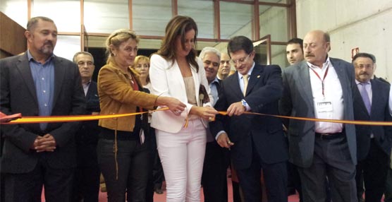 El alcalde de Lorca, Francisco Jódar, inaugurando una feria celebrada en la localidad murciana.