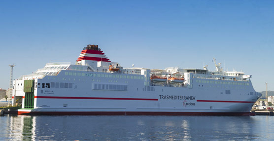 El nuevo ferry Sorolla ha alcanzado un índice de puntualidad del 98,2%  en sus salidas y llegadas. 