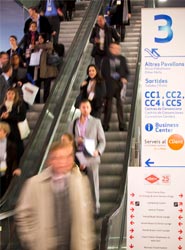EIBTM facilita la llegada de los visitantes a la feria.