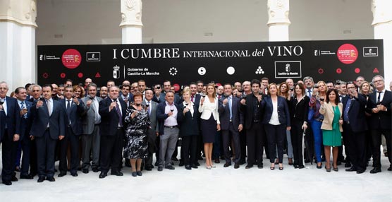La presentación de la I Cumbre Internacional de Vino, en Castilla-La Mancha.