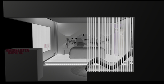 La suite romántica de Margarita Bonita estará presente en la próxima edición de InteriHOTEL