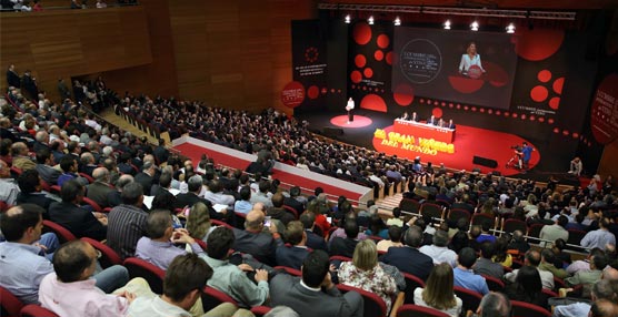 El auditorio del Palacio de Congresos 'El Greco' de Toledo presenta un lleno total en esta Cumbre.
