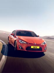 El Toyota 86 de Hertz.