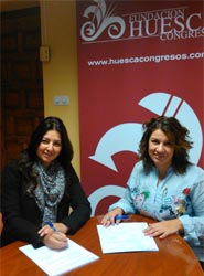 Ana Acín y Mariola Oriol.