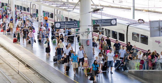 Únicamente el 35% de los europeos realiza uno o más viajes en tren a lo largo el año.