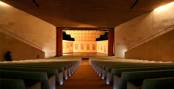 El auditorio principal del Palacio de Congresos de Cáceres.