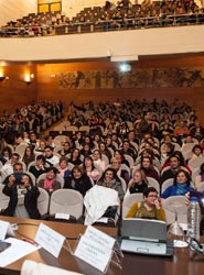 Los asistentes a las jornadas celebradas en Ifeja.