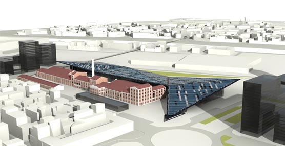 Diseño virtual del futuro Palacio de Exposiciones y Congresos de León.