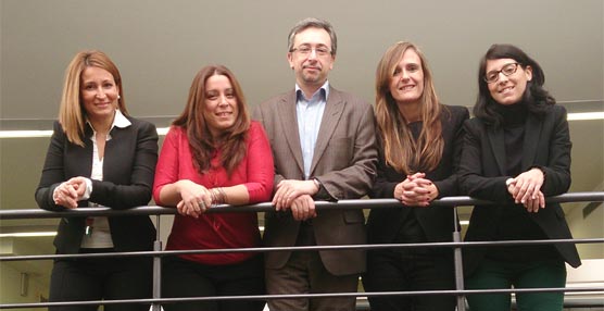 El equipo MICE de Bestours: Sonia Burillo, Marta Boix, Miquel Pérez, Olga Arranz y Mercè Jorba.
