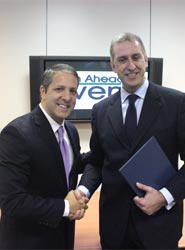 La firma del acuerdo.