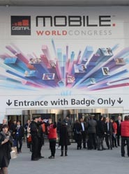 La entrada al Mobile World Congress del año pasado.