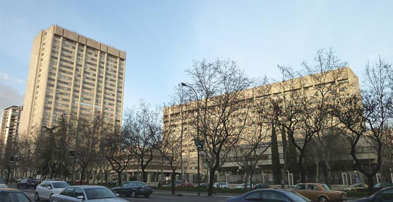 El Ministerio de Industria, Energía y Turismo, ubicado en el Paseo de la Castellana, 160, de Madrid.