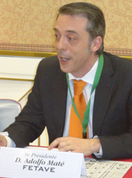 Adolfo Maté preside FETAVE.
