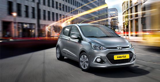 El nuevo Hyundai i10 que ha incorporado la compañía Hertz.