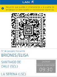 La aerol&iacute;nea LAN presenta su tarjeta de embarque electr&oacute;nica para &lsquo;smartphones&rsquo;