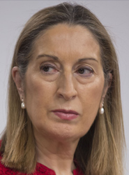 Ana Pastor, en su comparecencia tras el Consejo de Ministros.