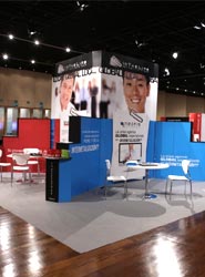 Un stand elaborado con Ecowall.