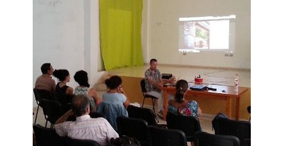 Gustavo Cáceres, director de Gehotel, en uno de los cursos a empresarios.