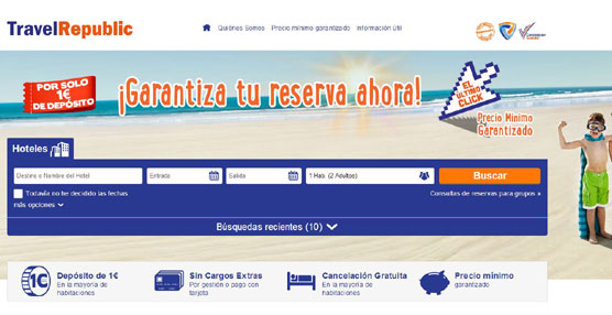 Travel Republic, en fase de implantación en nuestro país, incrementa sus ventas en un 147% entre abril y junio de este año
